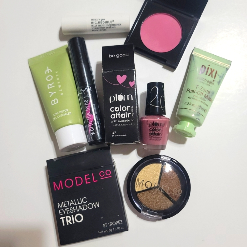Cosmetics/ Skincare Bundle Manifested Mascara Cleanser Nail Lip Blush Eyeshadow